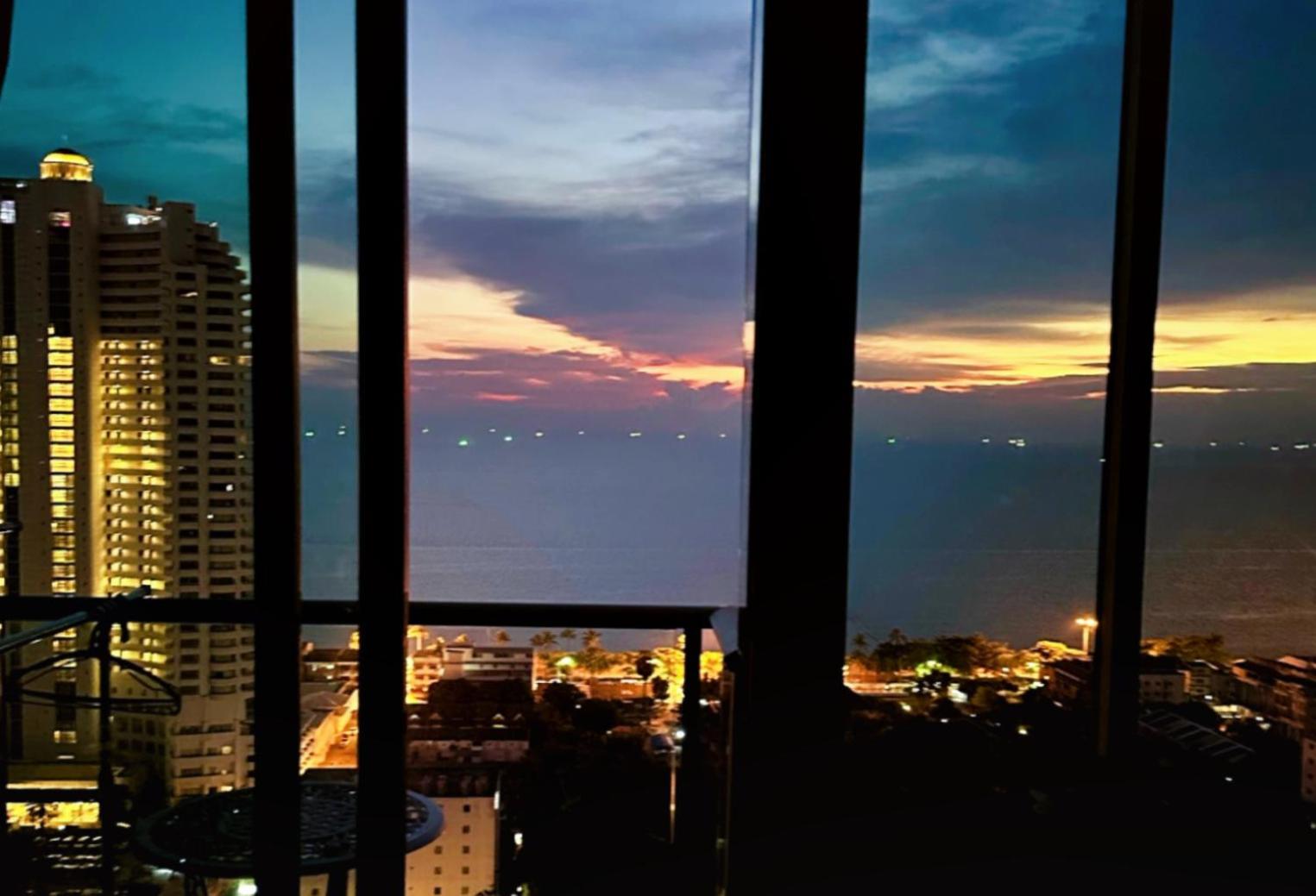 芭提雅高层海景奢华公寓the Riviera Jomtien生香家直达海滩2704 Esterno foto