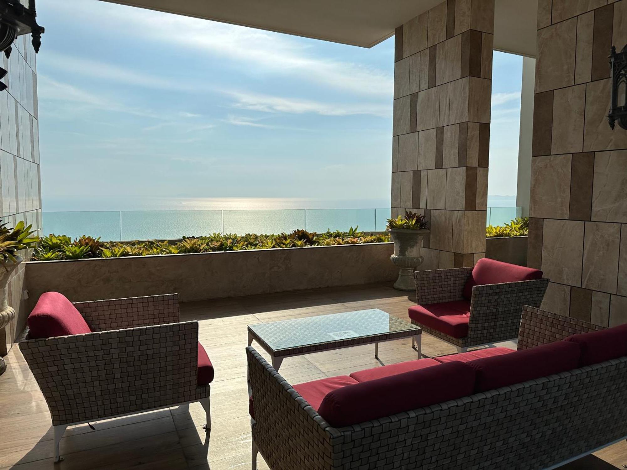 芭提雅高层海景奢华公寓the Riviera Jomtien生香家直达海滩2704 Esterno foto