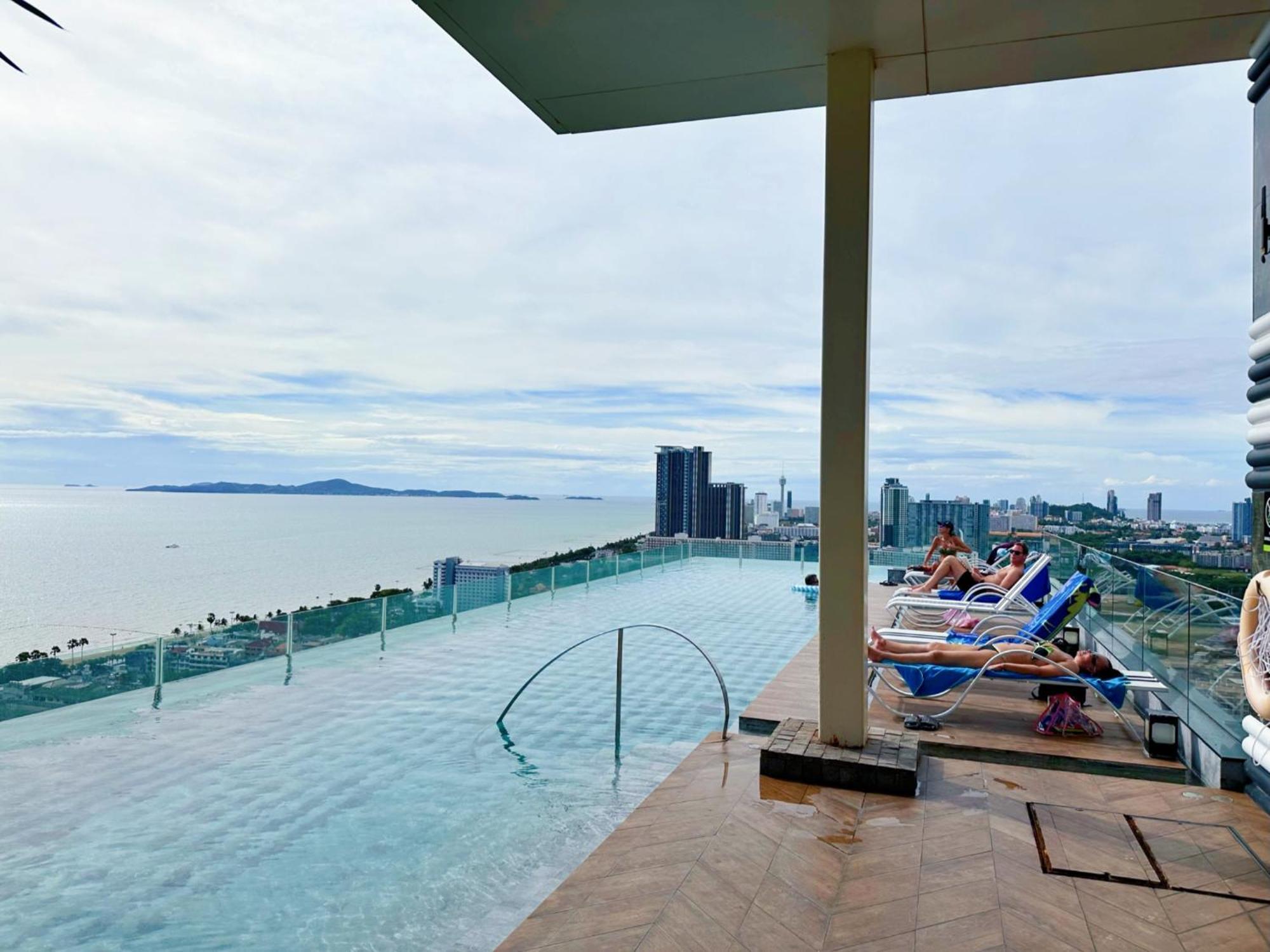 芭提雅高层海景奢华公寓the Riviera Jomtien生香家直达海滩2704 Esterno foto