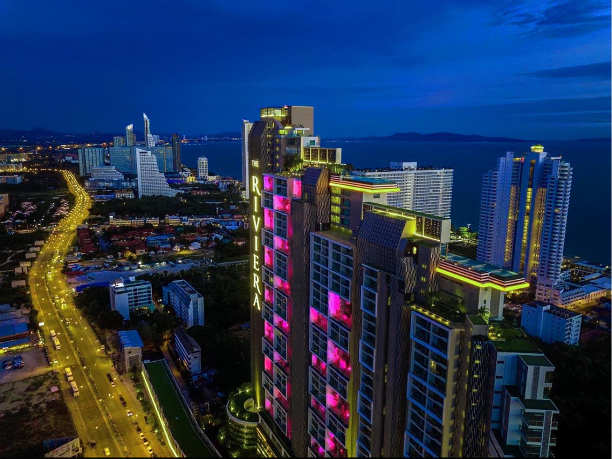 芭提雅高层海景奢华公寓the Riviera Jomtien生香家直达海滩2704 Esterno foto